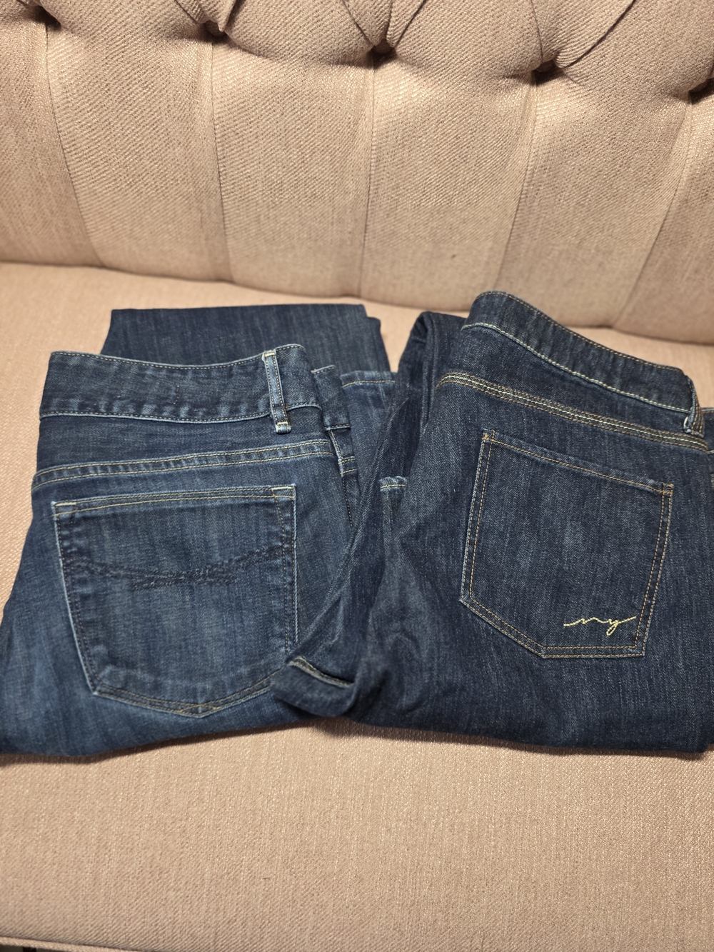 Women's Gap 1969 & NY & Co Curvy Soho Jeans Pair Size 14 Long
